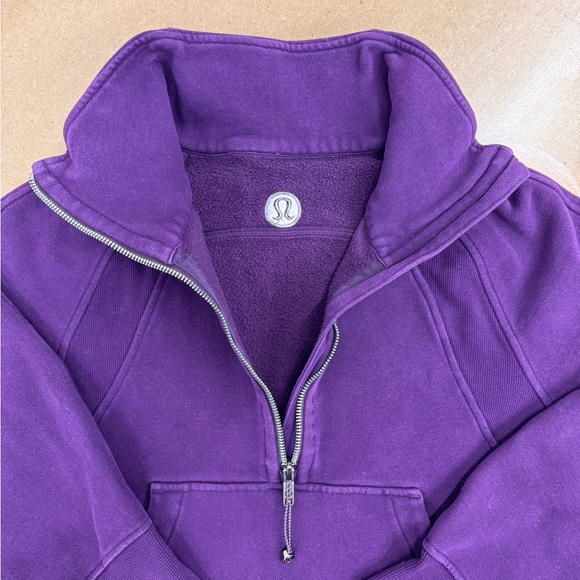 Lululemon half-zip Purple Sweatshirt - Picture 6 of 8
